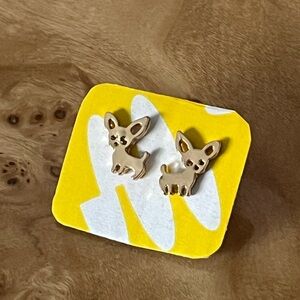 Cute Chihuahua Dog Earrings